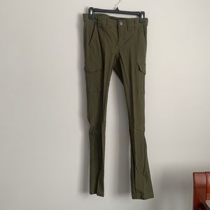 Express Skinny Green Cargo Pants Size 4